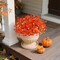 2 Bundles Artificial Flowers - Morning Glory Petunias (Orange)